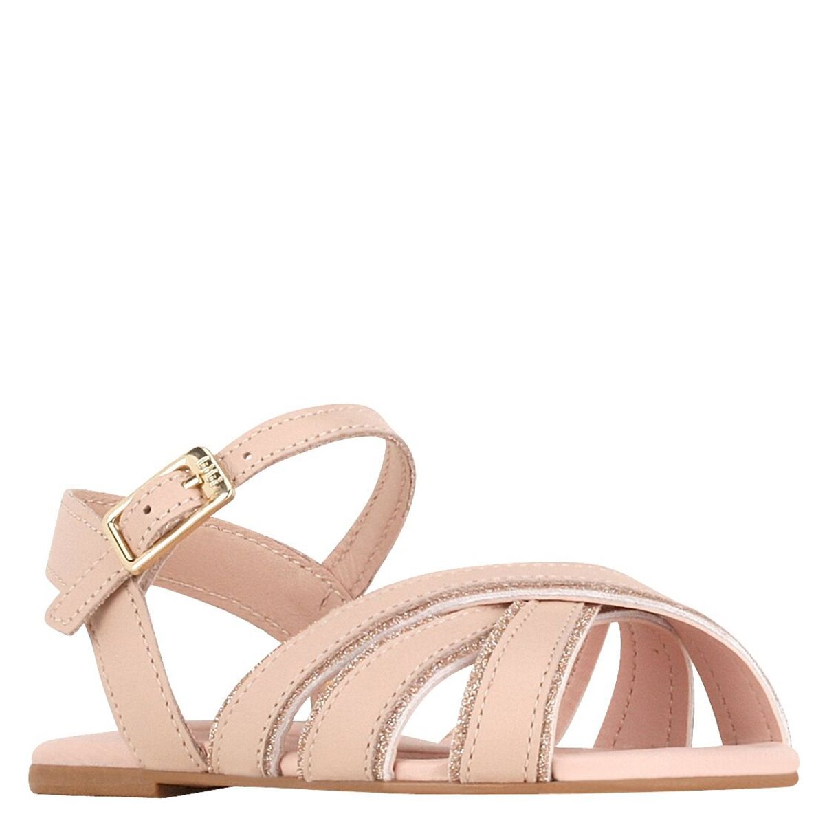 BIBI - Sandalia Niña Cuero Mini Me Rosa