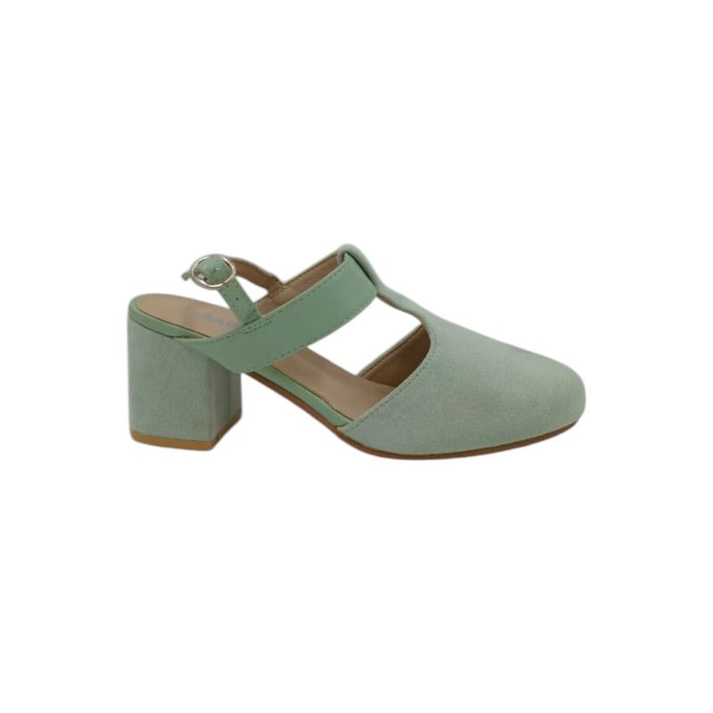 HERIEL - Zapato Verde Taco Mujer