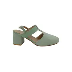HERIEL - Zapato Verde Taco Mujer