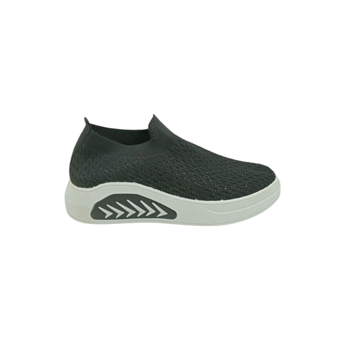 HERIEL - Zapatilla Negra Textil Mujer