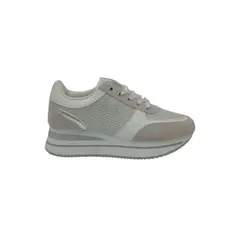 HERIEL - Zapatilla Gris Plataforma Mujer