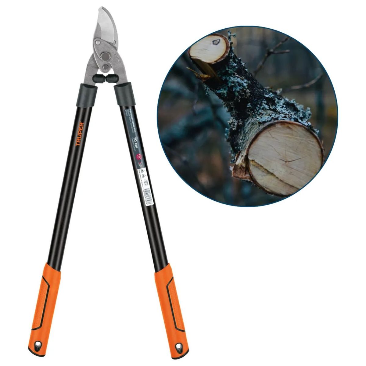 TRUPER - Tijeron De Podar De Altura Arboles Ramas Truper