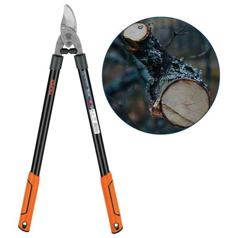 TRUPER - Tijeron De Podar De Altura Arboles Ramas Truper