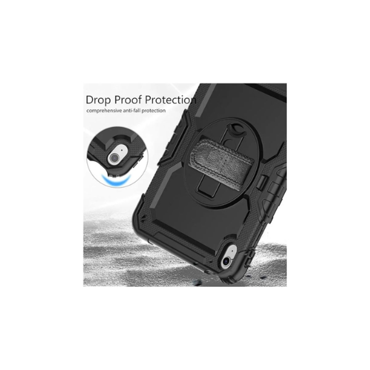 GENERICO - Funda Armadura Antigolpe Para iPad Air 11 M2 2024 + Mica