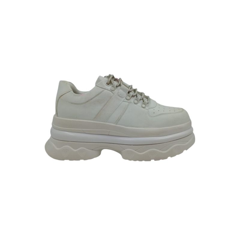 HERIEL - Zapatilla Blanca Plataforma