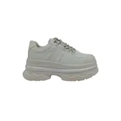 HERIEL - Zapatilla Blanca Plataforma