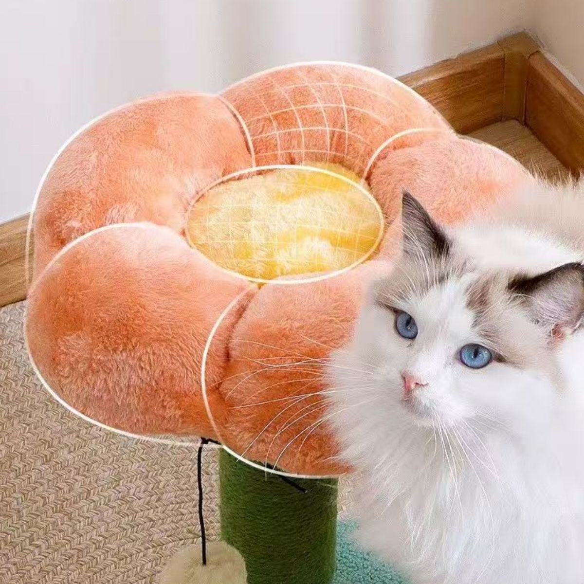 HOMER OUTDOOR - Rascador Para Gatos Cocolumpio Para Gatos De 3 Pisos Rosa