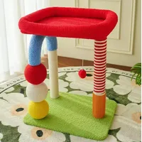 Rascador Para Gatos Cocolumpio Para Gatos De 4 Pisos Rojo