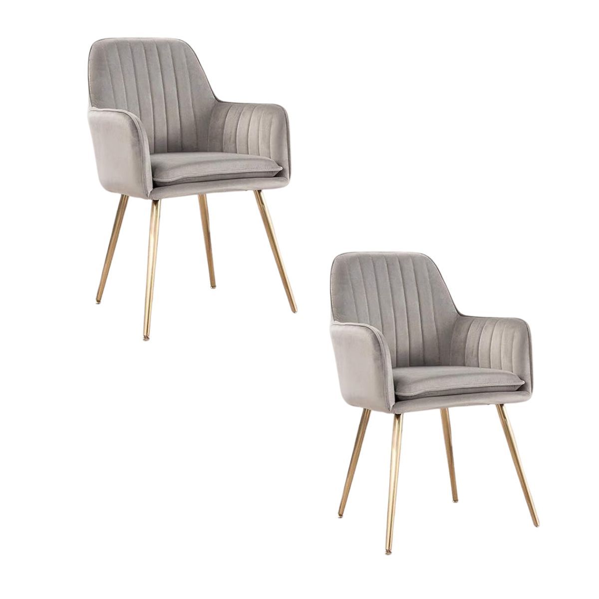 TODODESCUENTO - Pack 2 Sitiales Diamantes- Grises