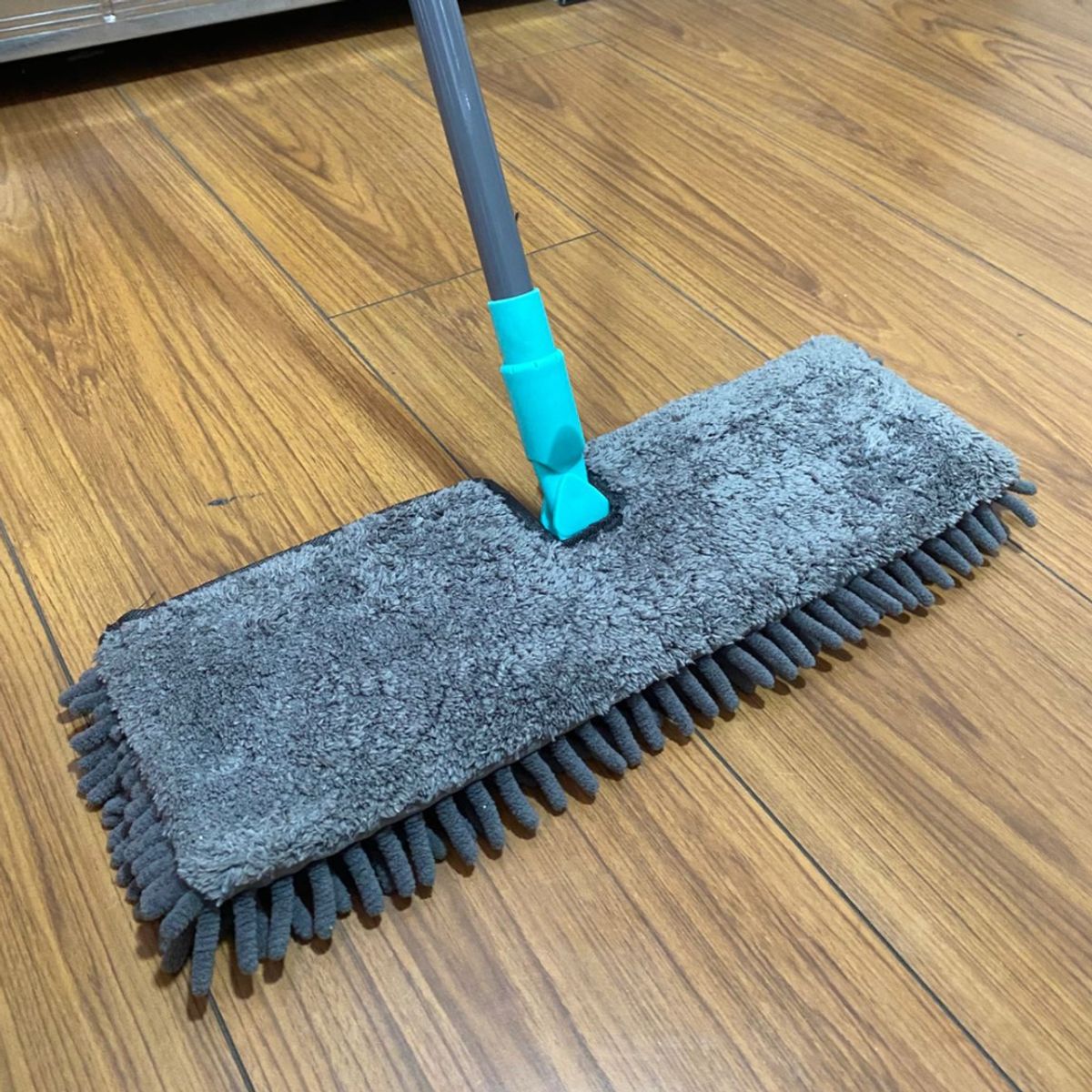 GENERICO - Trapero De Microfibra Y Pulidor Con Mango Extensible 2 En 1