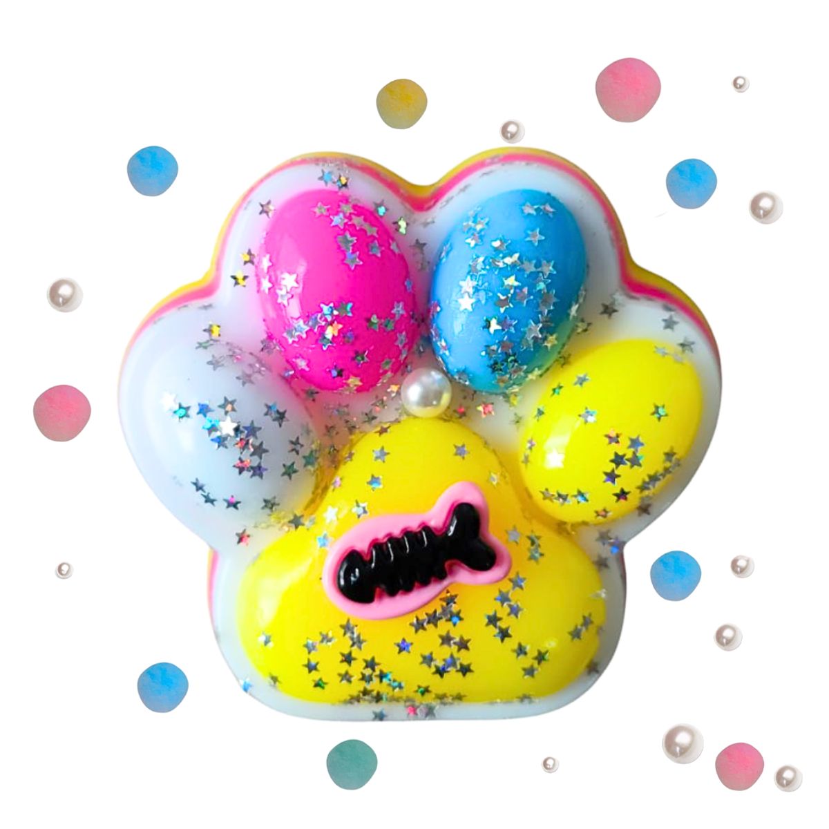 GENERICO - Squishy Grande Patita De Gato Pegajosa Juguete Antiestrés