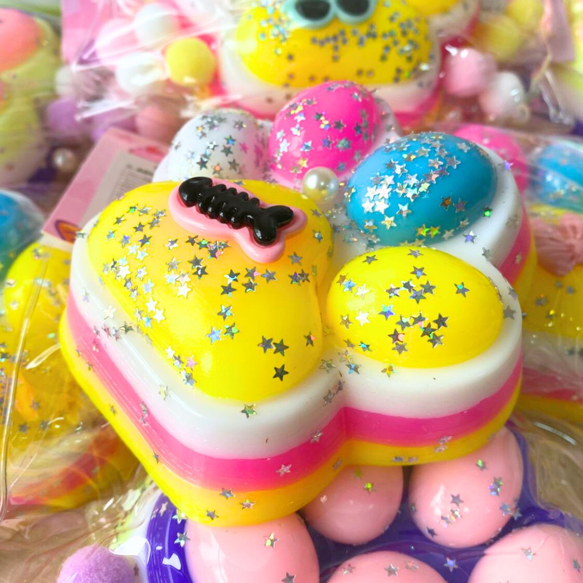 GENERICO - Squishy Grande Patita De Gato Pegajosa Juguete Antiestrés