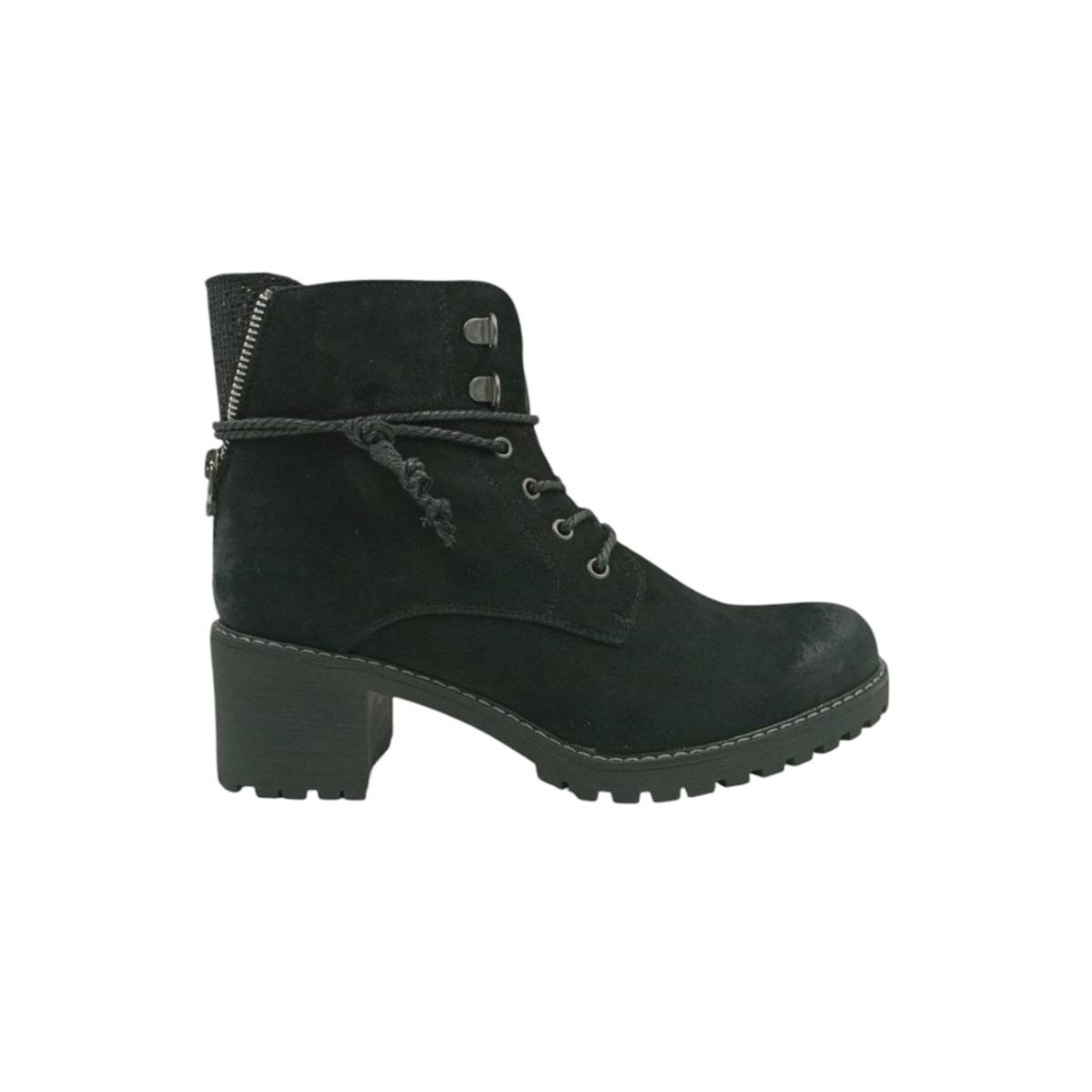 HERIEL - Botín Negro Taco Mujer