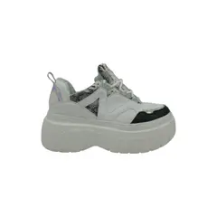 HERIEL - Zapatilla Blanca Plataforma