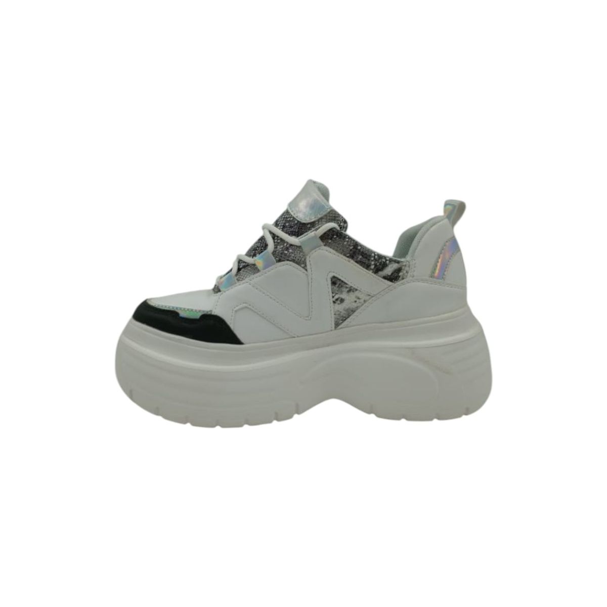 HERIEL - Zapatilla Blanca Plataforma