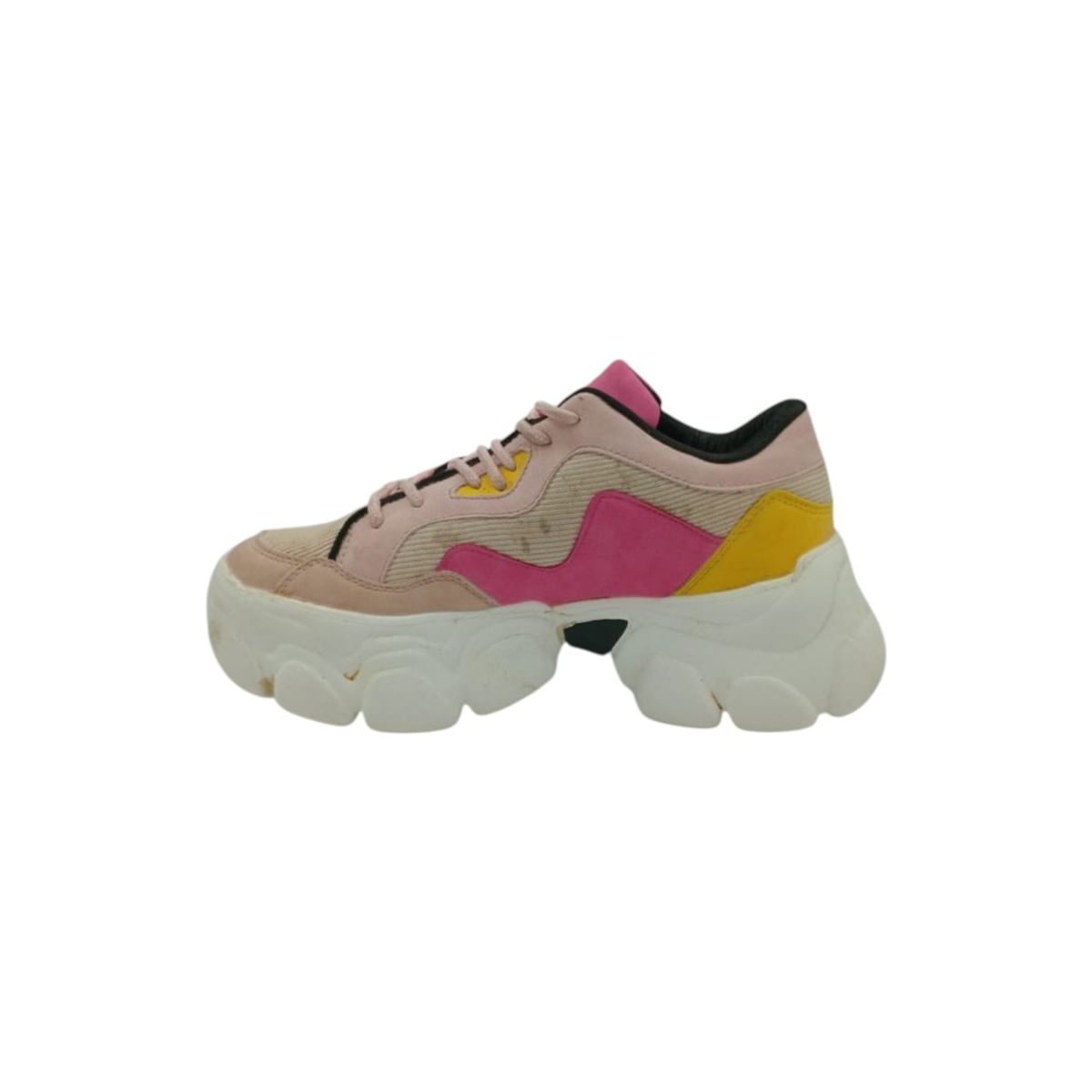 HERIEL - Zapatilla Rosa Plataforma Mujer