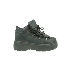 HERIEL - Zapatilla Negra Plataforma Mujer