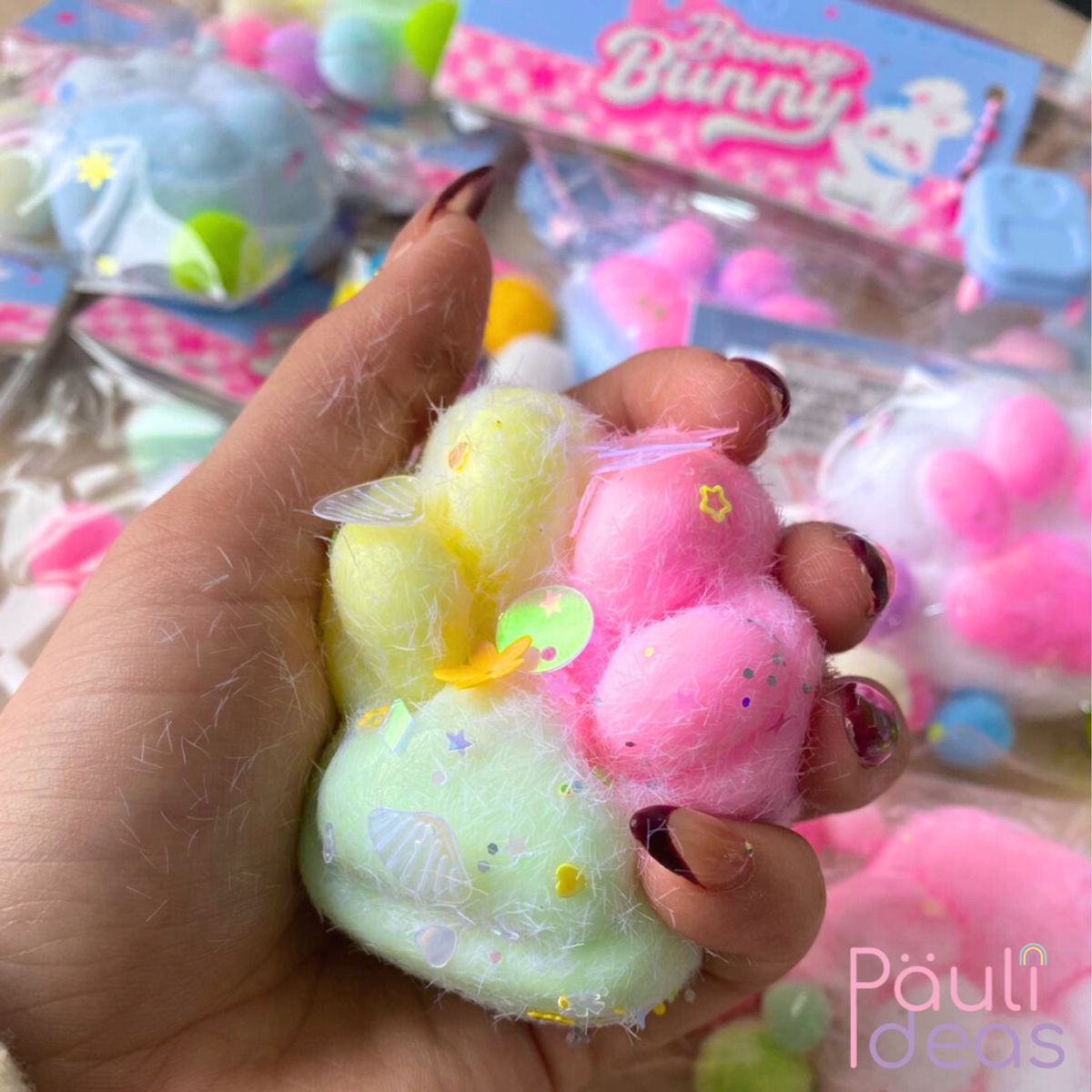 GENERICO - Squishy Patita Gato Pegajosa Con Accesorios