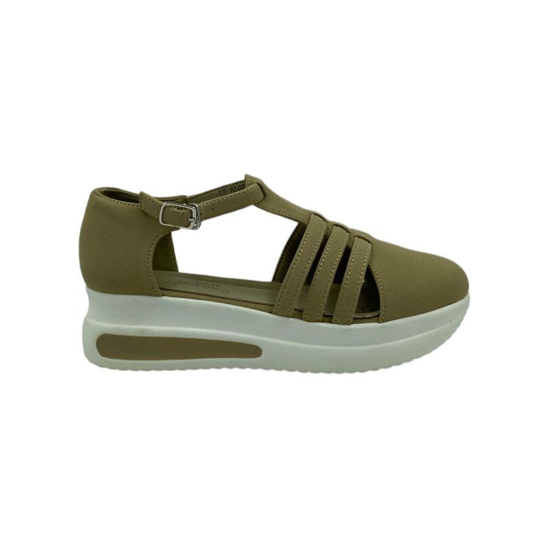 HERIEL - Zapato Khaki Plataforma Mujer