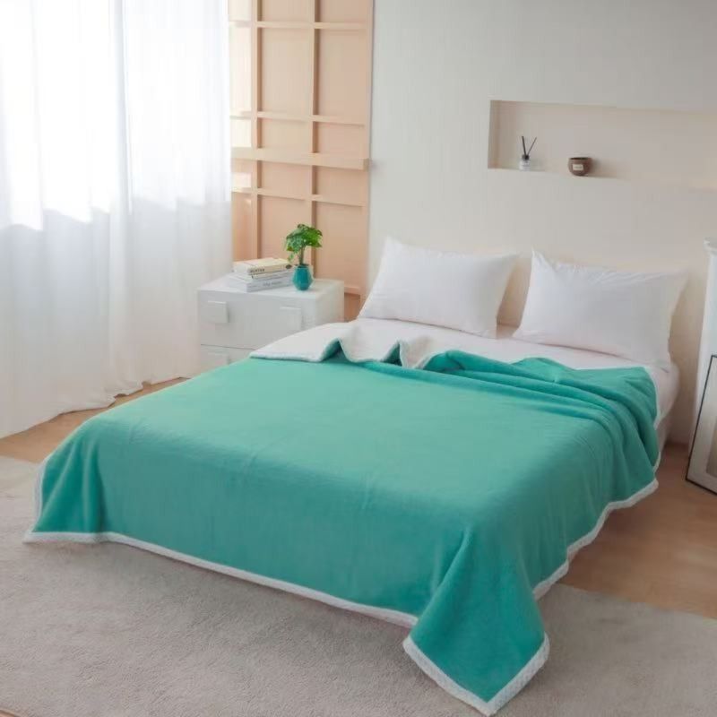 ANGELES DEL HOGAR - FRAZADA MANTA LISA PREMIUM 2 PLAZAS