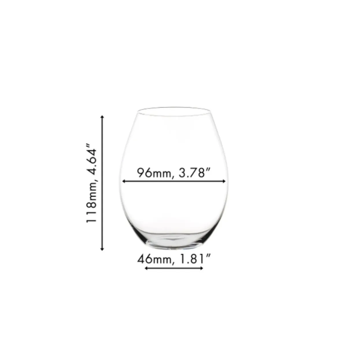 RIEDEL - RIEDEL SET 2 COPAS SIN PIE WINE FRIENDLY