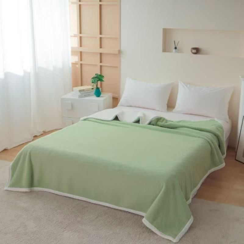 ANGELES DEL HOGAR - FRAZADA MANTA LISA PREMIUM 2 PLAZAS