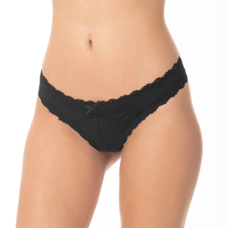 LADY GENNY - Colaless de microfibra elástico ancho