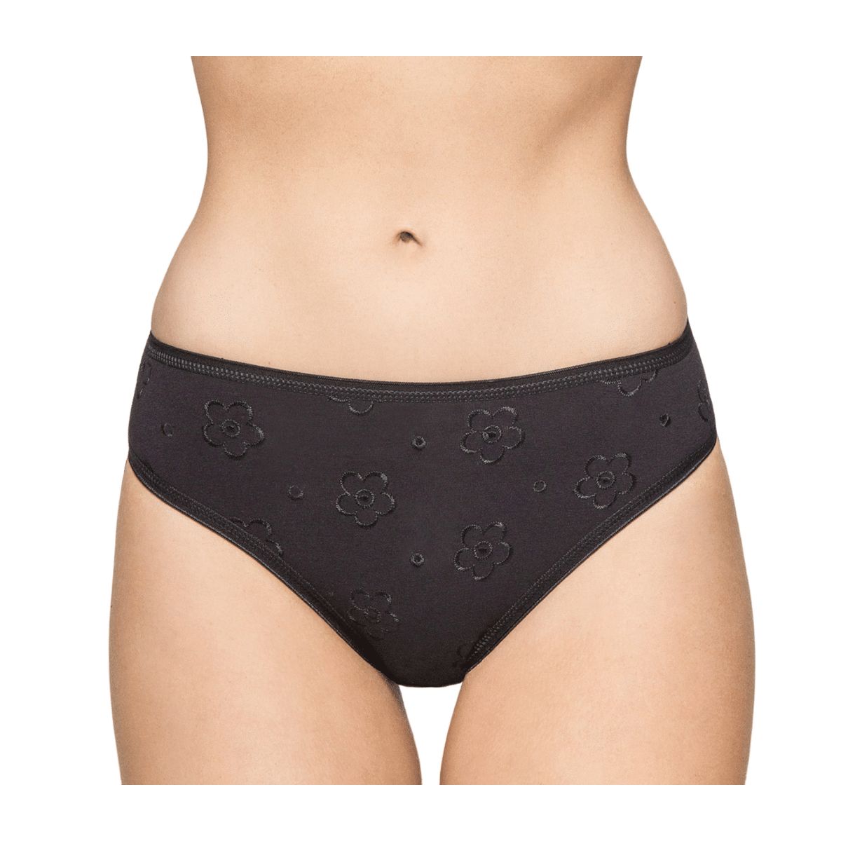 LADY GENNY - Bikini Cotton Spandex Bordado