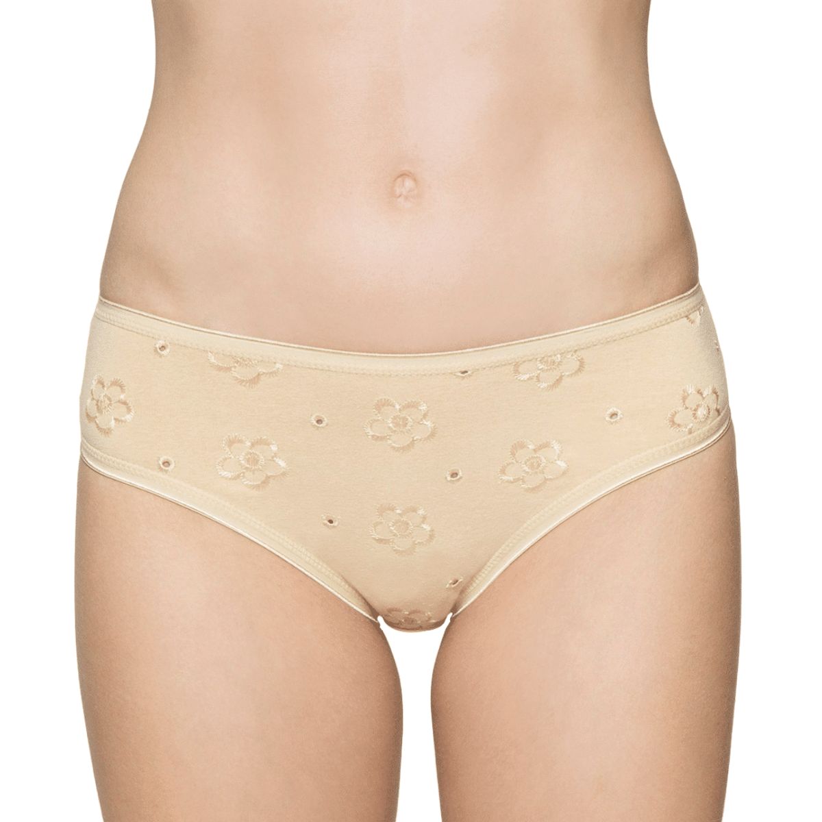 LADY GENNY - Bikini Cotton Spandex Bordado