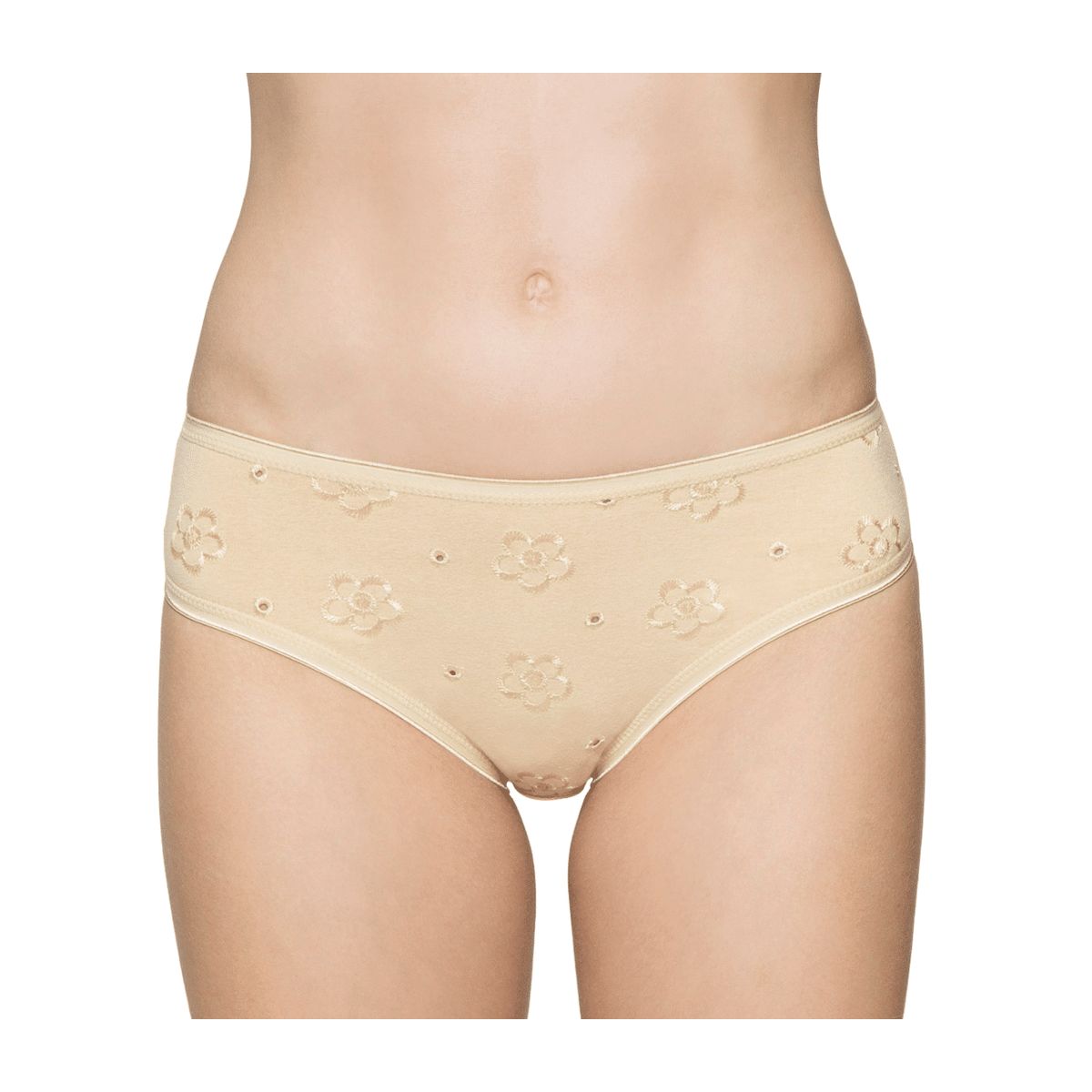 LADY GENNY - Bikini Cotton Spandex Bordado