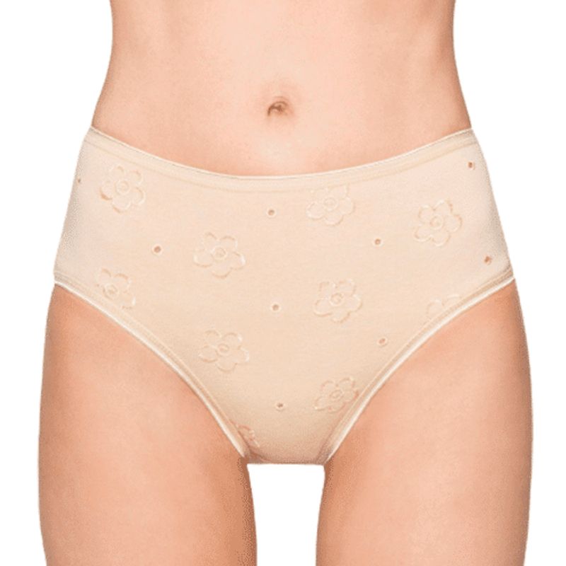 LADY GENNY - Cuadro Midi Bordado Cotton Spandex