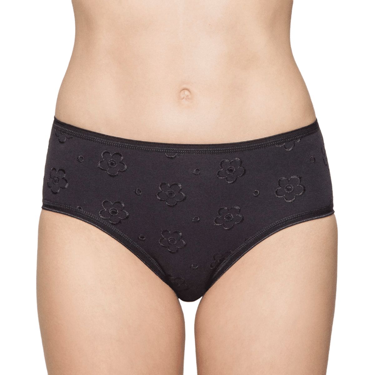 LADY GENNY - Cuadro Midi Bordado Cotton Spandex