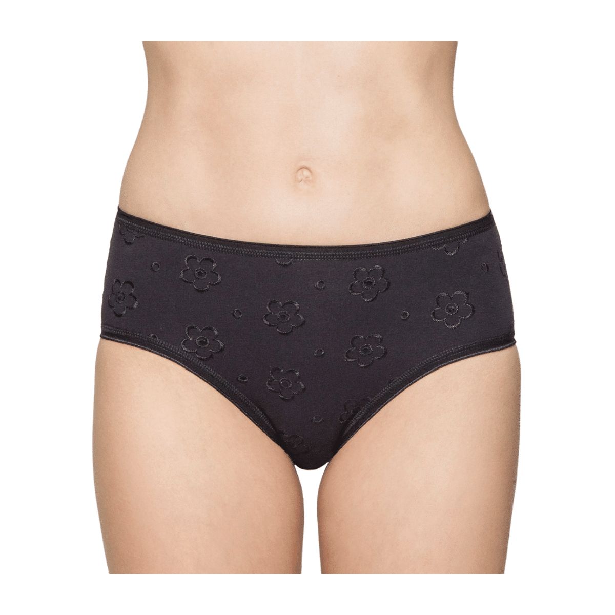 LADY GENNY - Cuadro Midi Bordado Cotton Spandex