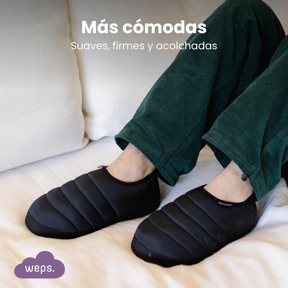 CASATUA - Pantuflas Adulto Hombre Mujer Weps para Outdoor e Indoor