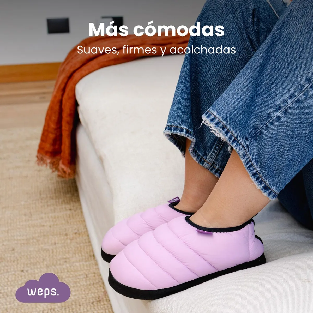 CASATUA - Pantuflas Adulto Hombre Mujer Weps para Outdoor e Indoor