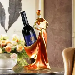 GENERICO - Exhibidor De Vino Abstracto Femenino Arte Y Bebida Estilo