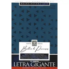 BROADMAN & HOLMAN PUBLISHERS - BIBLIA EDICIÓN DE PROMESAS RVR1960 LETRA GIGANTE CON ÍNDICE TAPA PIEL ESPECIAL