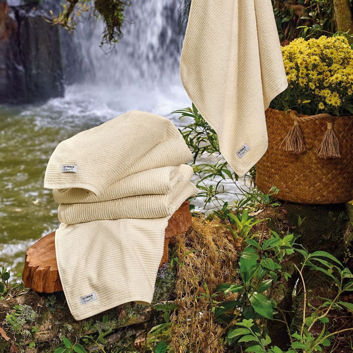 TEKA - Toalla de Rostro 45x80 cm ORGANIC - 500 gm² - 100% Algodón
