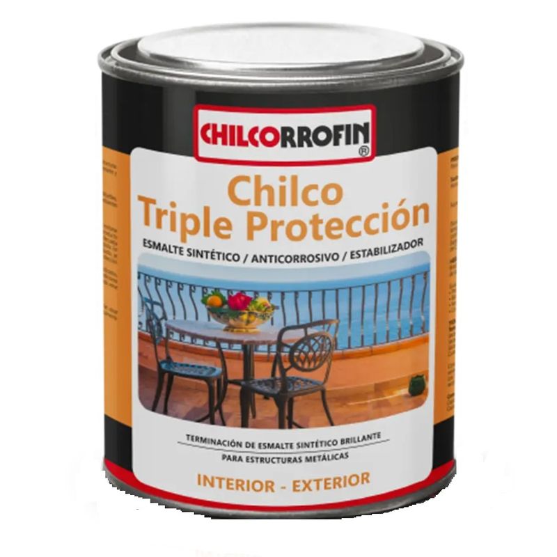 CHILCORROFIN - Chilco Triple Proteccion Blanco Cuarto Galon