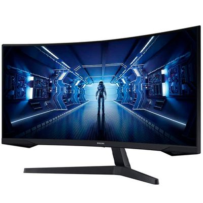 Imagen 2 del producto Odyssey G5, Monitor Gamer, Curvo, 34"" VA, WQHD, 165Hz, 1ms, HDR10, DP, HDMI, FreeSync, VESA