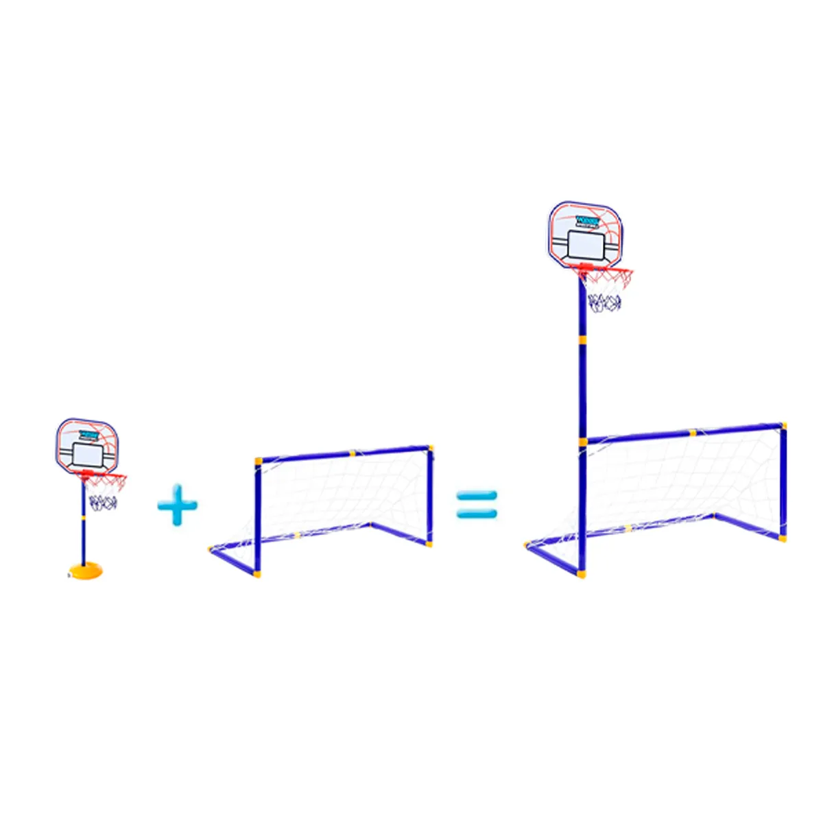 SDFIT - Set Aro Basketball + Arco + Pelotas Zg270-11