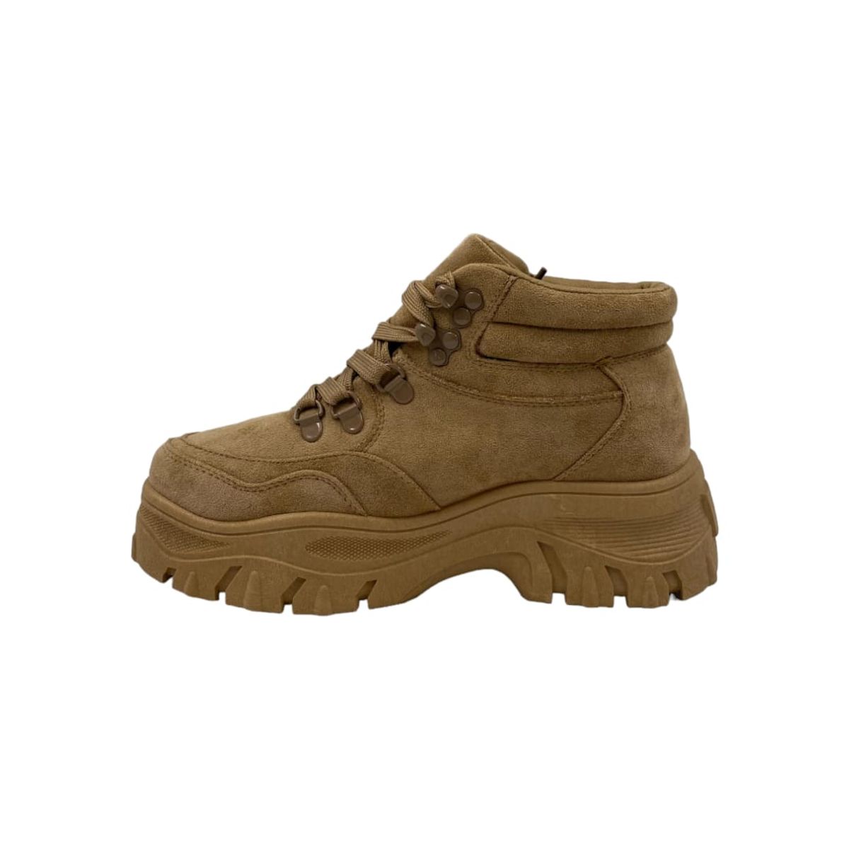 HERIEL - Zapatilla Khaki Plataforma Mujer
