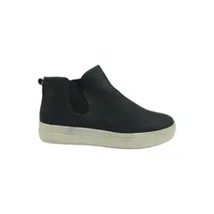 HERIEL - Zapatilla Negra Plataforma con Elastico