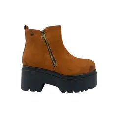 HERIEL - Botín Camel Plataforma Mujer