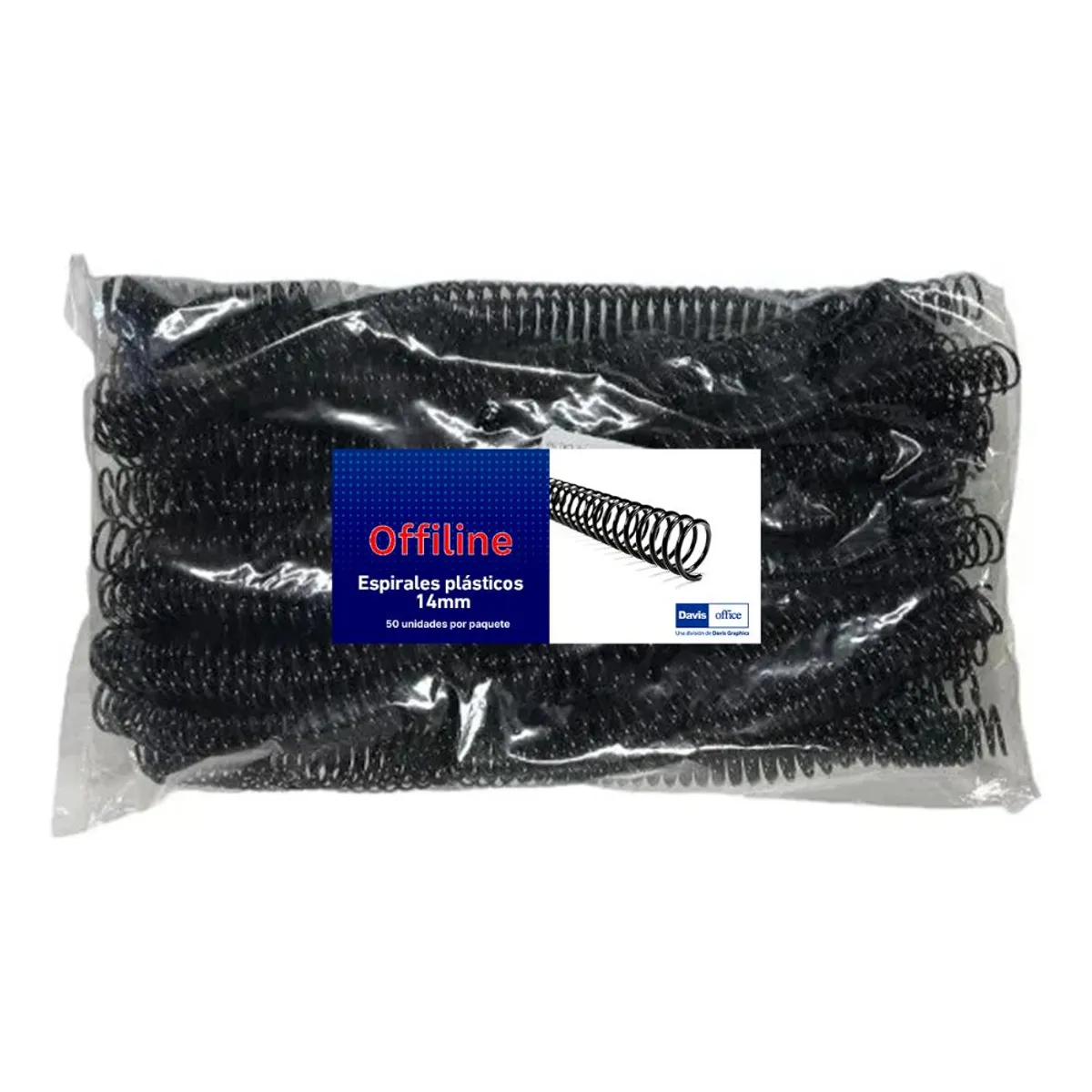 OFFILINE - Espirales para encuadernado Diferentes medidas - 10 mm