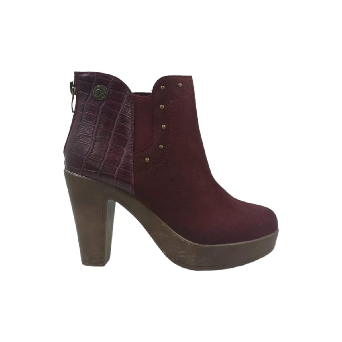 HERIEL - Botín Burdeos Taco Mujer
