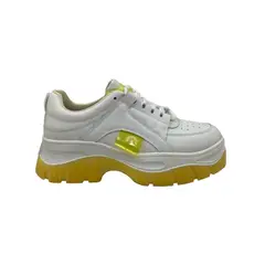 HERIEL - Zapatilla Blanca Plataforma Mujer