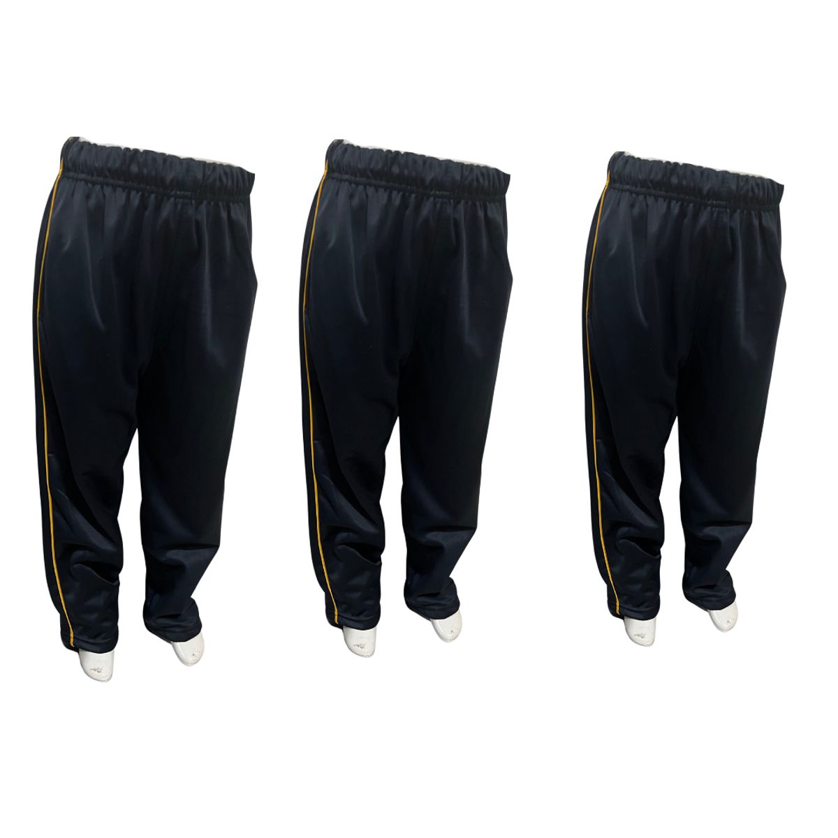 KIDS COOL - Pack 3 Pantalones Buzo Fantasía líneas amarillas  Niño-Niña Escolar