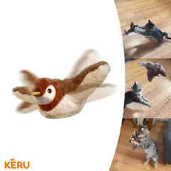 KERU - Juguete Interactivo Pájaro Volador Con Movimiento Y Sonido