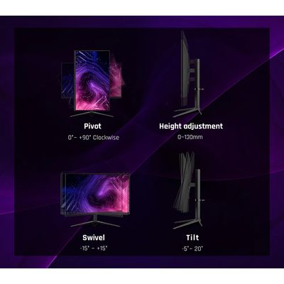 Imagen 2 del producto Monitor Gamer Vx2728j-2k 27'' 180hz Qhd Ips Led